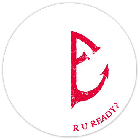 RU E Anchor Circle Sticker
